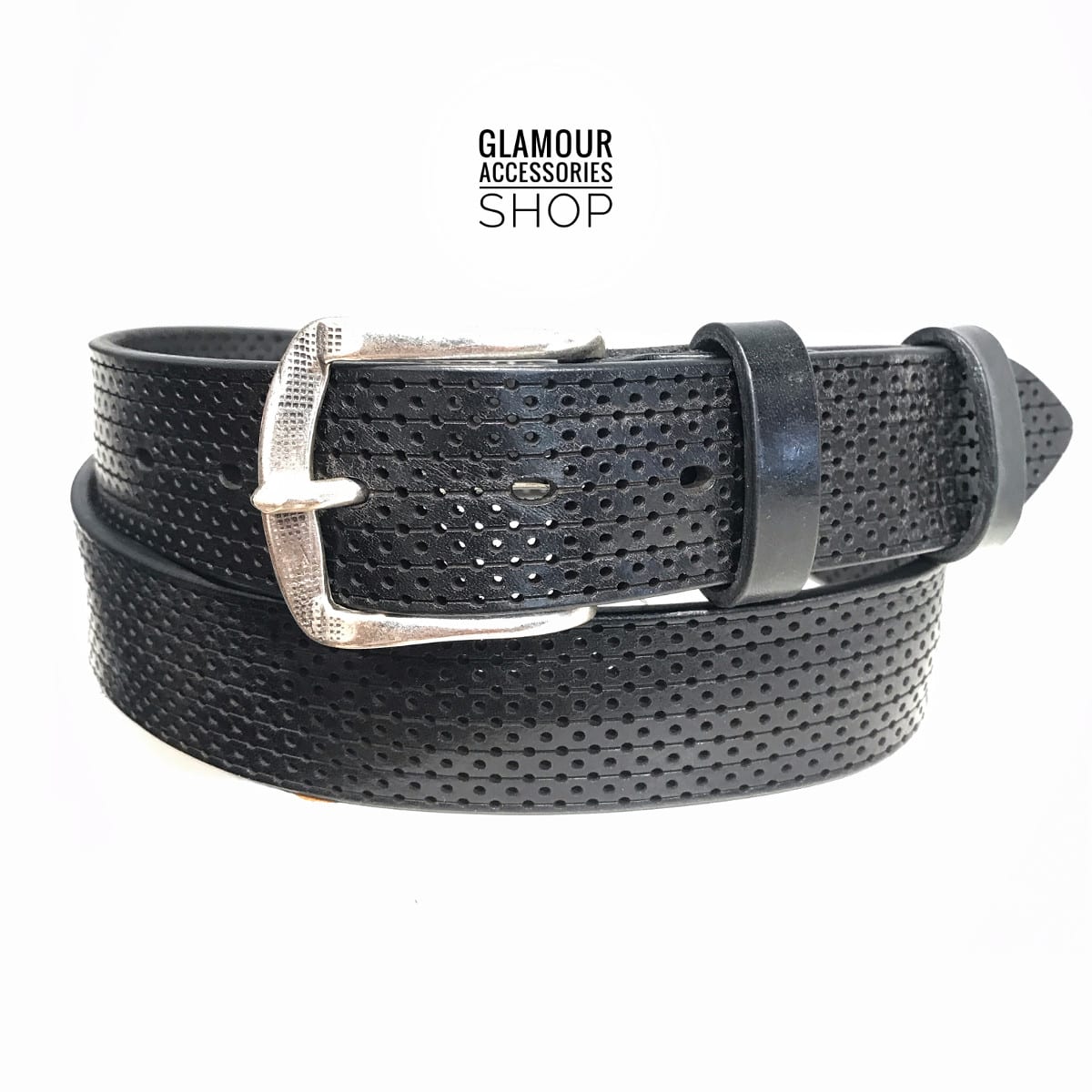 Cintura uomo donna vera pelle laserata hipster chic MADE IN ITALY regolabile - immagine 5