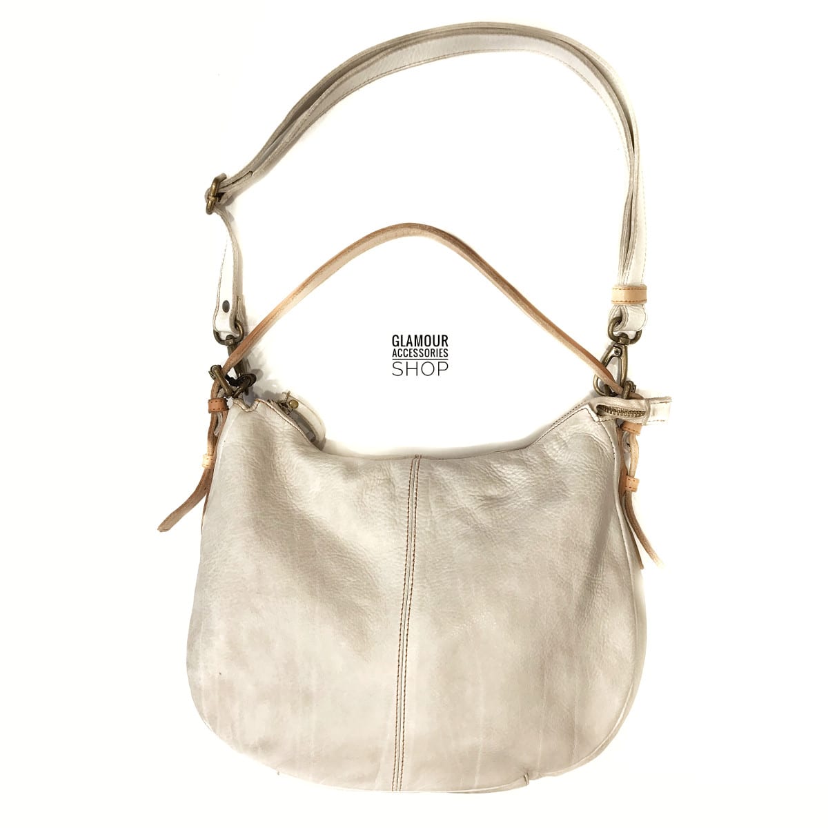 BORSA donna sacca piccola vera pelle MADE IN ITALY LUXY - immagine 8