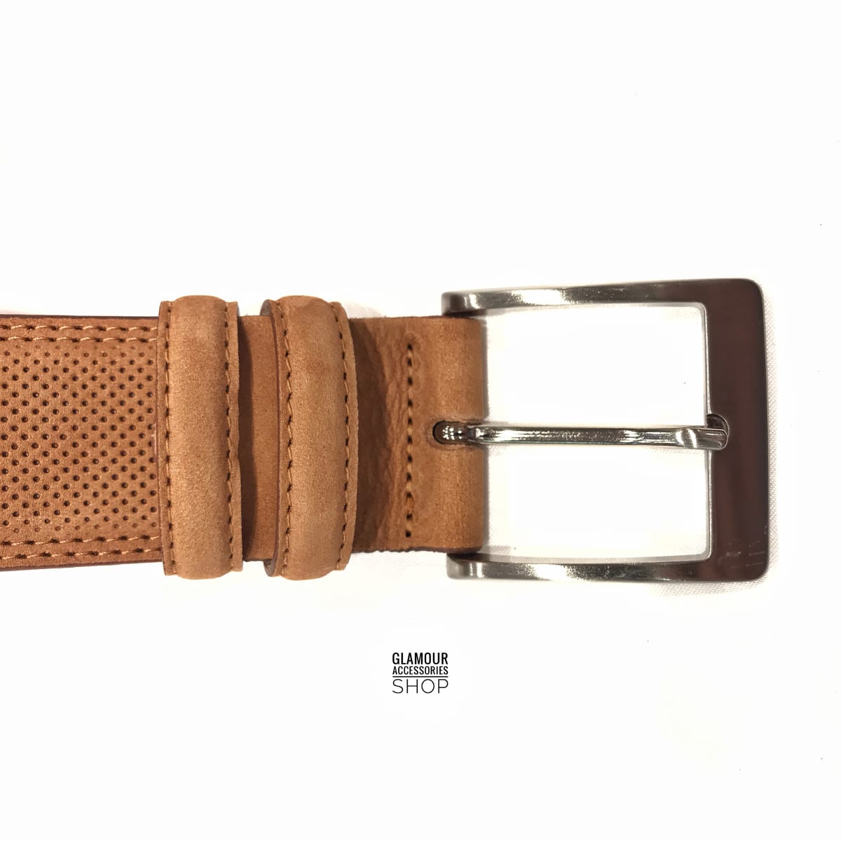 Cintura vera pelle NABOUK doppia cucitura MADE IN ITALY Courmayeur - immagine 7