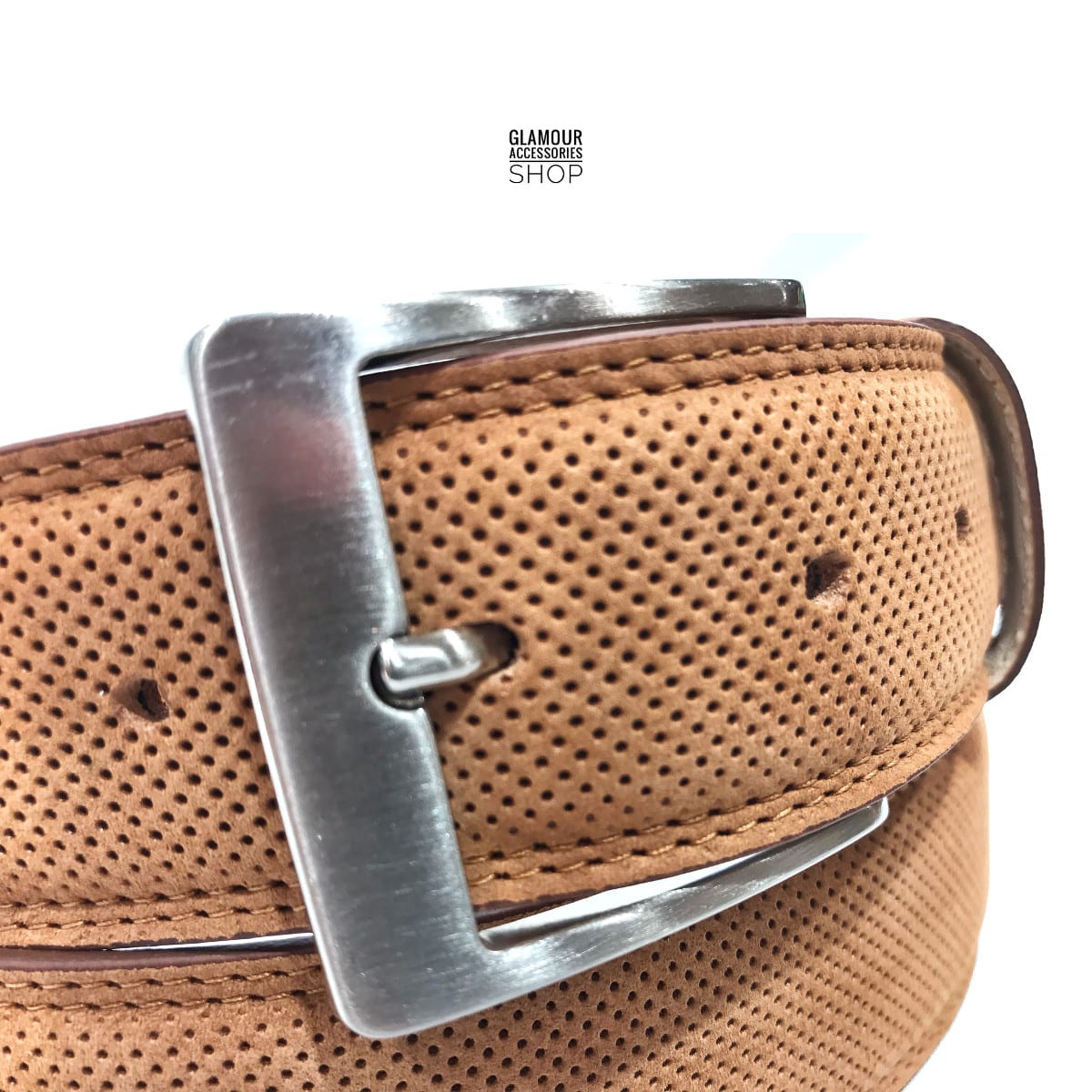 Cintura vera pelle NABOUK doppia cucitura MADE IN ITALY Courmayeur - immagine 3