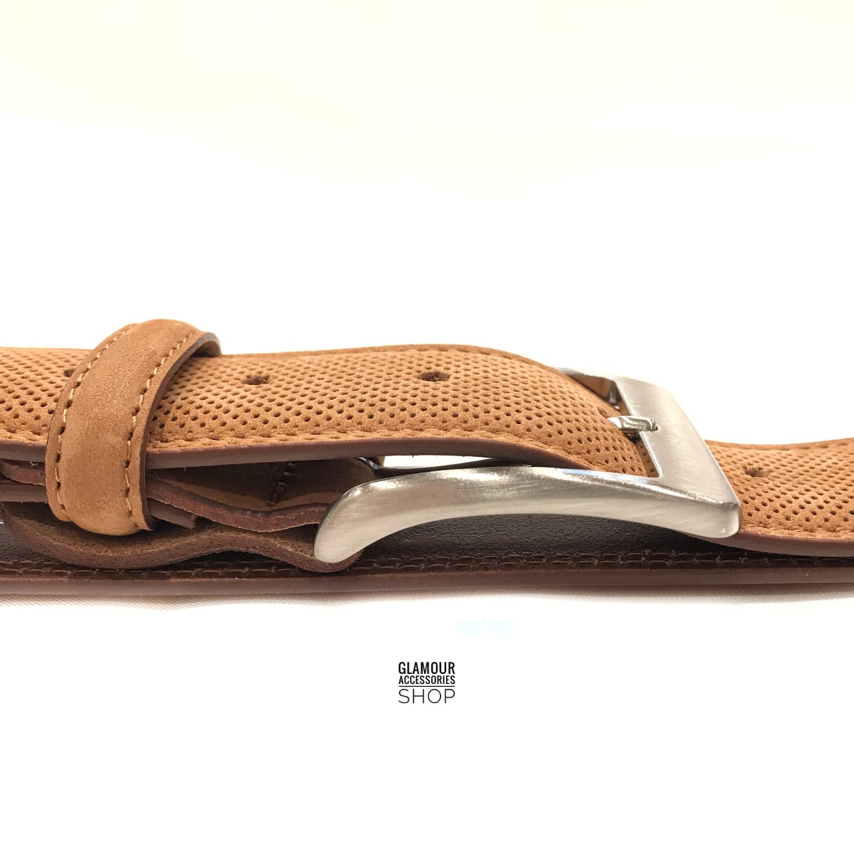Cintura vera pelle NABOUK doppia cucitura MADE IN ITALY Courmayeur - immagine 6