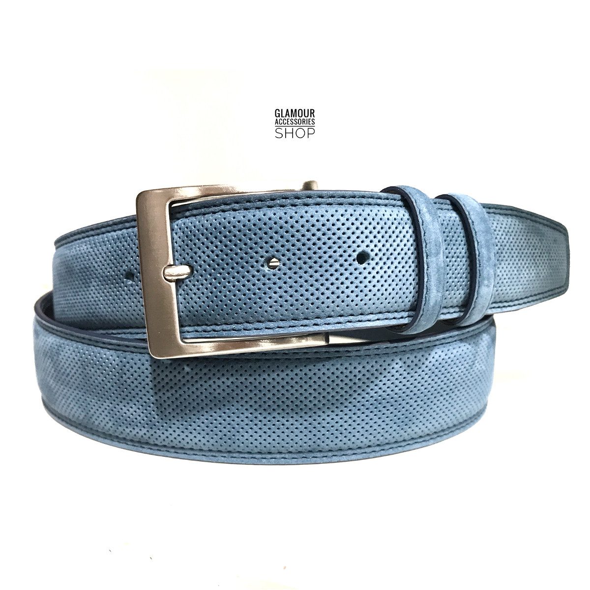 Cintura vera pelle NABOUK doppia cucitura MADE IN ITALY Courmayeur - immagine 18