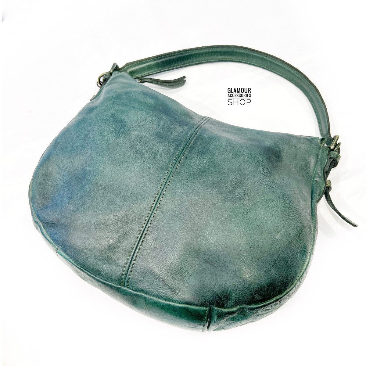 BORSA donna sacca piccola vera pelle MADE IN ITALY LUXY - immagine 14