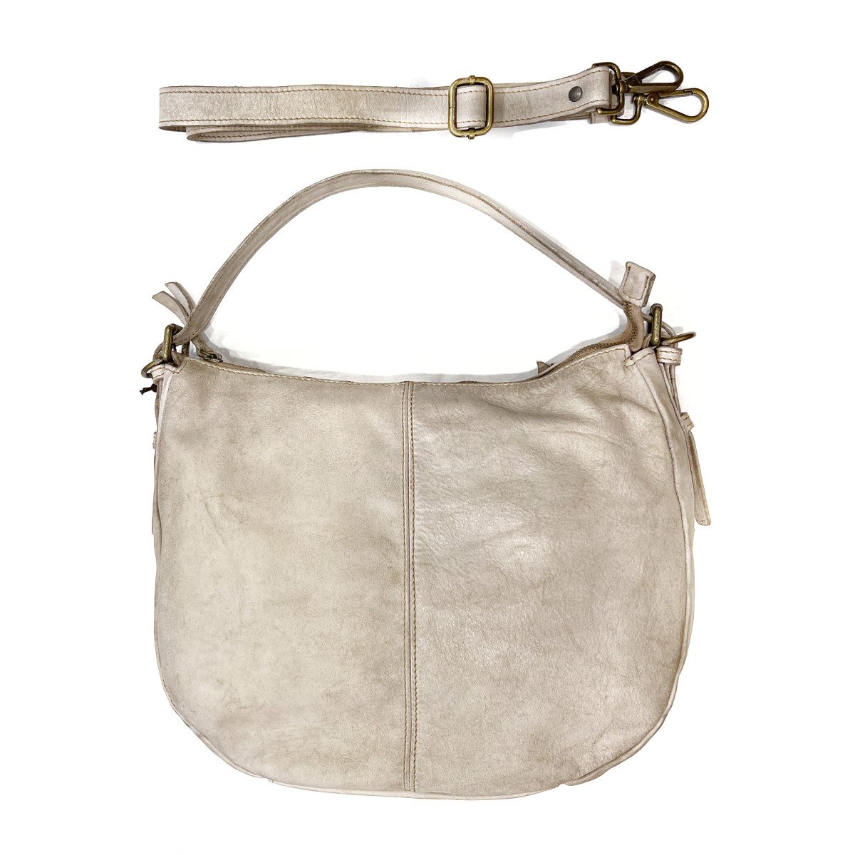 BORSA donna sacca piccola vera pelle MADE IN ITALY LUXY - immagine 17