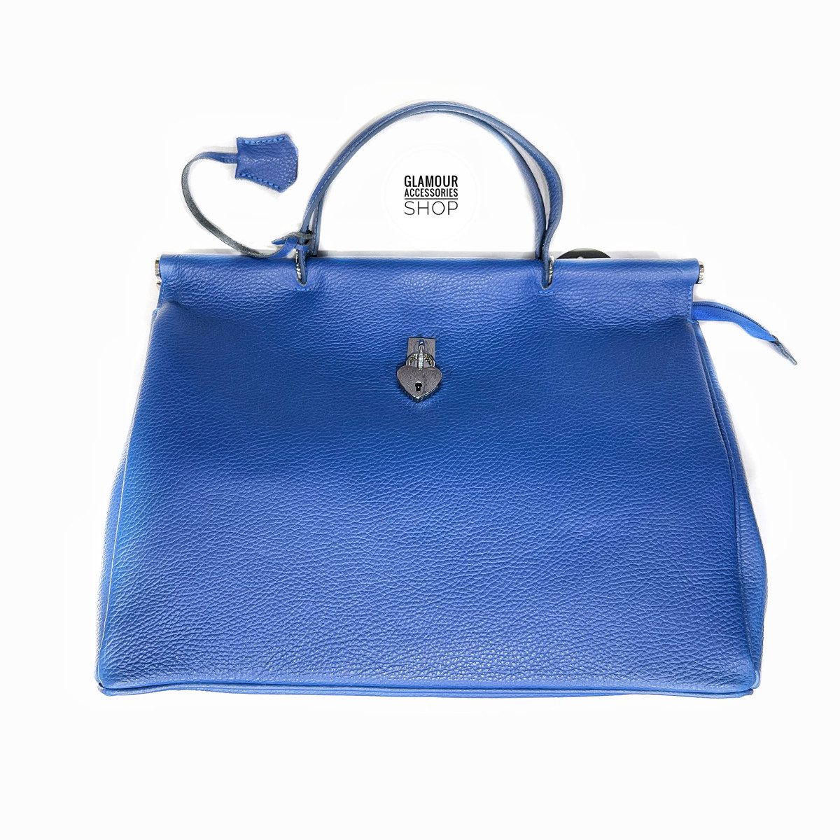 BORSA bauletto donna vera pelle a mano doppio manico MADE IN ITALY Dolly - immagine 16