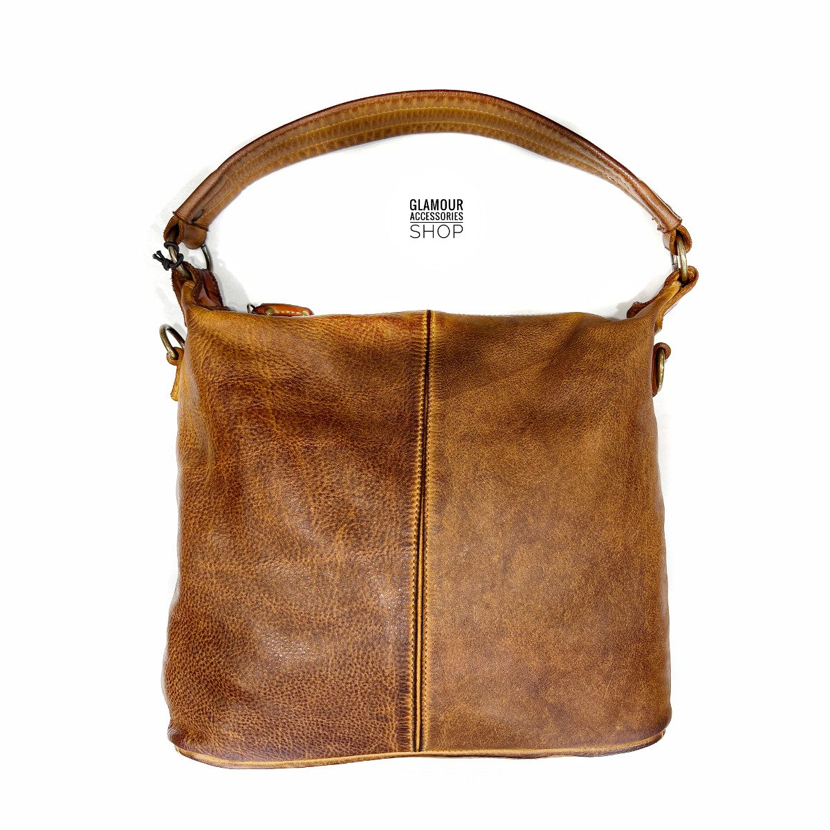 Borsa donna sacca vera pelle vintage MADE IN ITALY Nicole