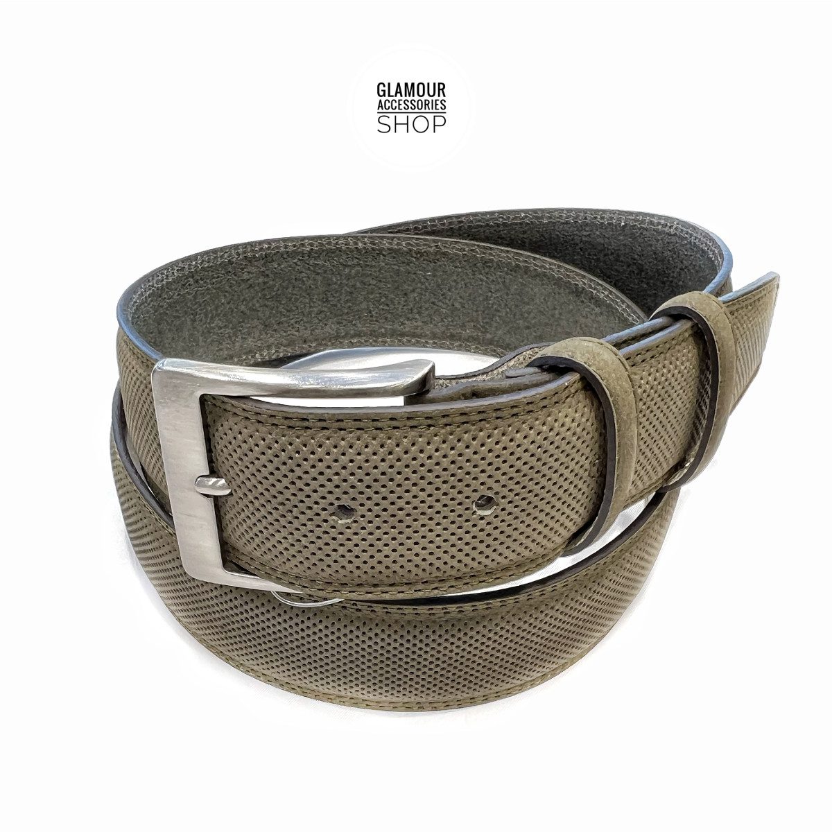 Cintura vera pelle NABOUK doppia cucitura MADE IN ITALY Courmayeur - immagine 17