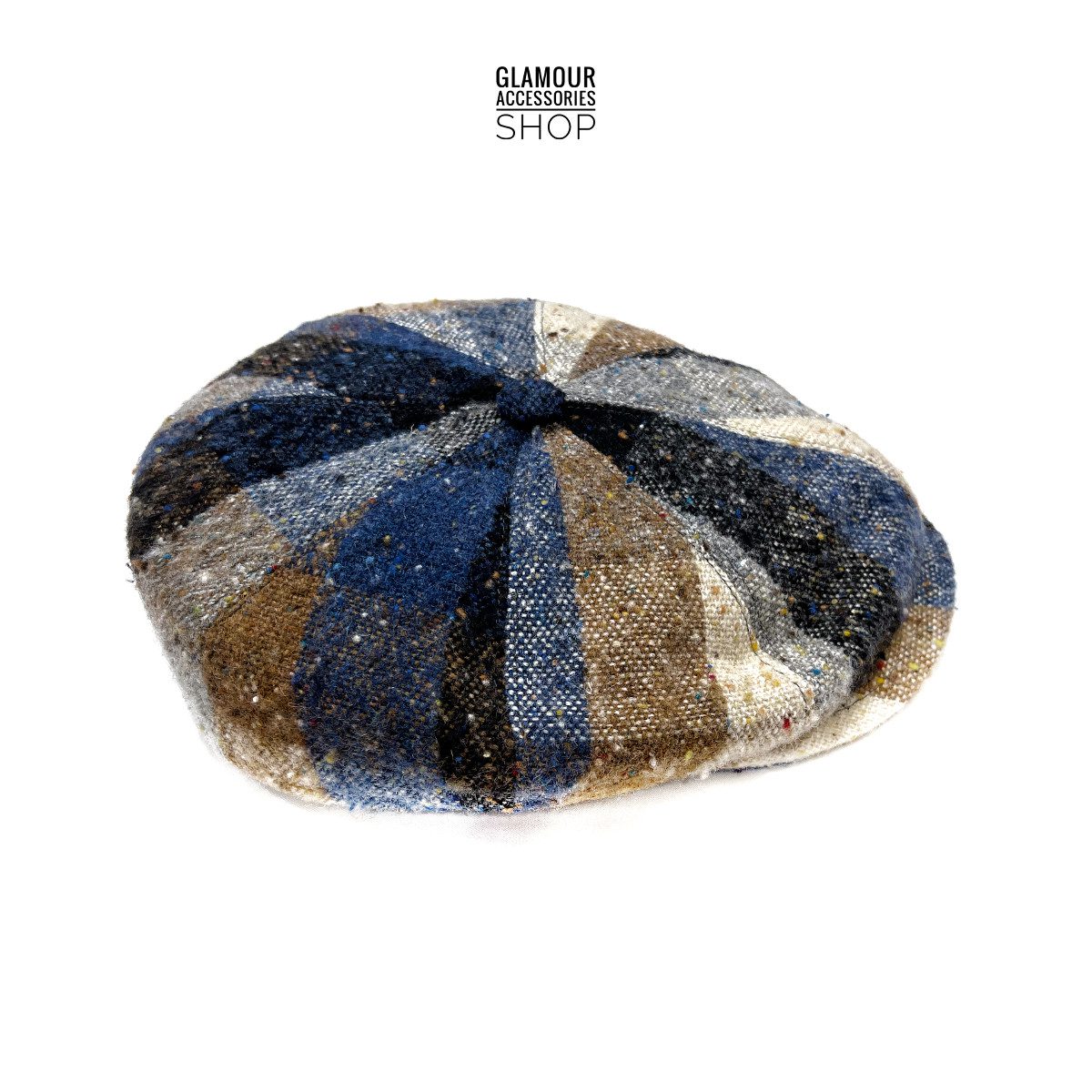 Coppola cappello invernale uomo donna 8 spicchi irlandese MADE IN ITALY multicolor MILANO - immagine 5