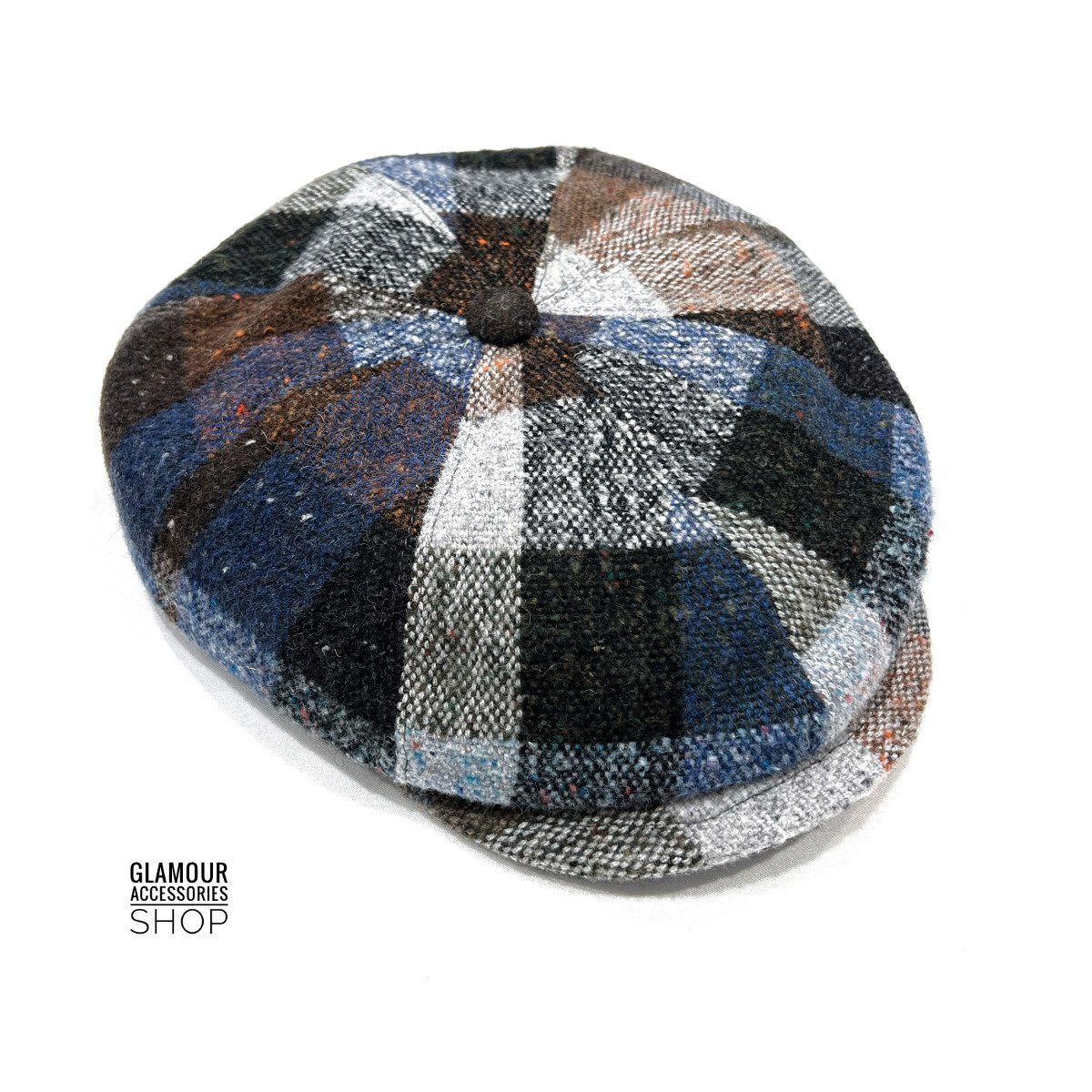 Coppola cappello invernale uomo donna 8 spicchi irlandese MADE IN ITALY multicolor MILANO - immagine 8