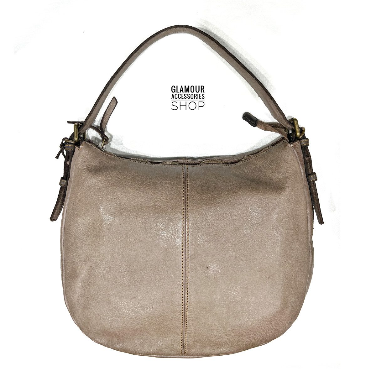 BORSA donna sacca piccola vera pelle MADE IN ITALY LUXY - immagine 20