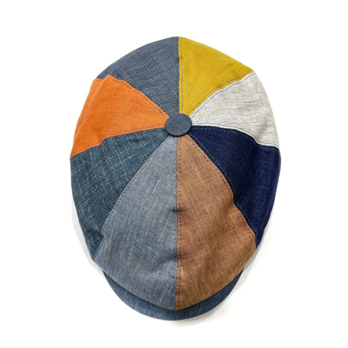 CAPPELLO Coppola LINO estiva uomo donna S M L XL Irlandese 8 spicchi MADE IN ITALY McDuglas - immagine 2
