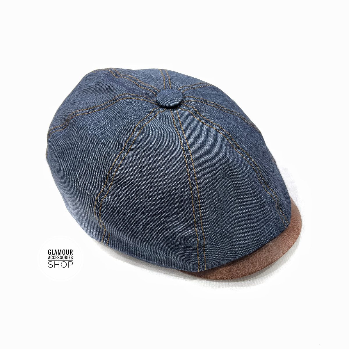 CAPPELLO Coppola estiva uomo donna S M L XL Irlandese 8 spicchi MADE IN ITALY McConnor