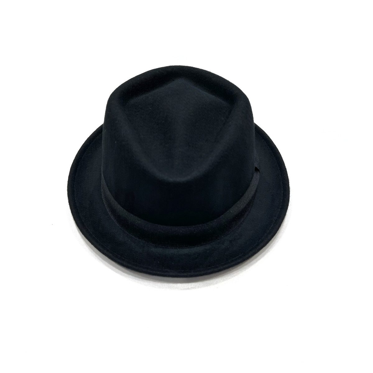 Cappello invernale uomo donna lana Pork Pie Hat Coven Garden ALL BLACK MADE IN ITALY - immagine 2