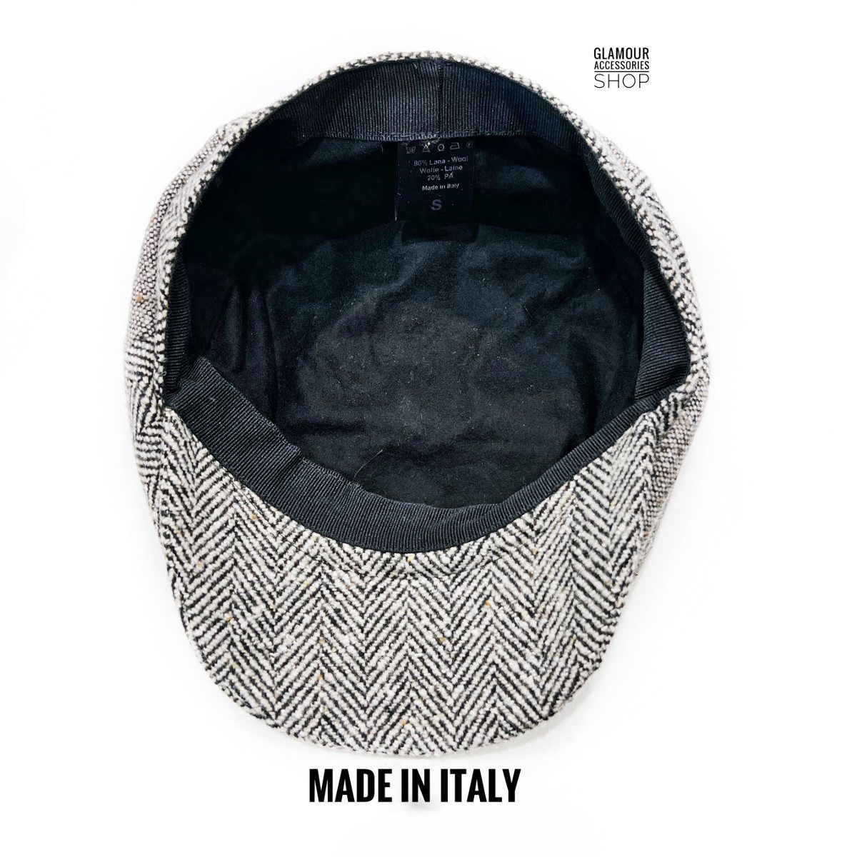 Coppola cappello berretto invernale irlandese uomo donna 8 spicchi MADE IN ITALY spinato BAZZO - immagine 8