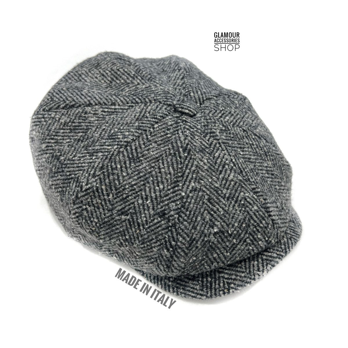 Coppola cappello berretto invernale irlandese uomo donna 8 spicchi MADE IN ITALY spinato BAZZO - immagine 2