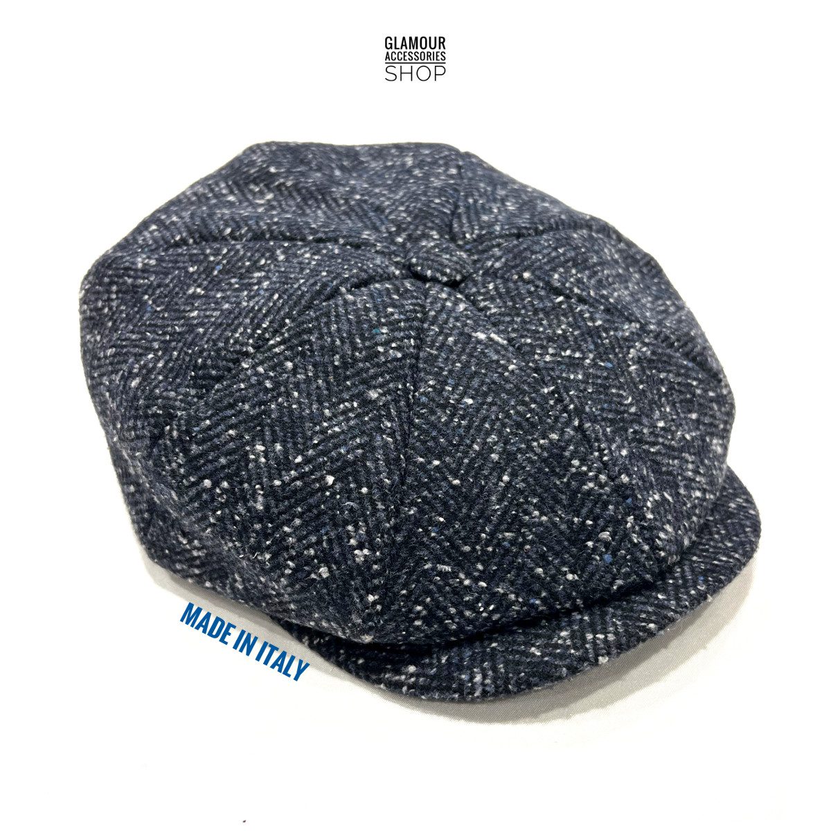 Coppola cappello berretto invernale irlandese uomo donna 8 spicchi MADE IN ITALY spinato BAZZO - immagine 4