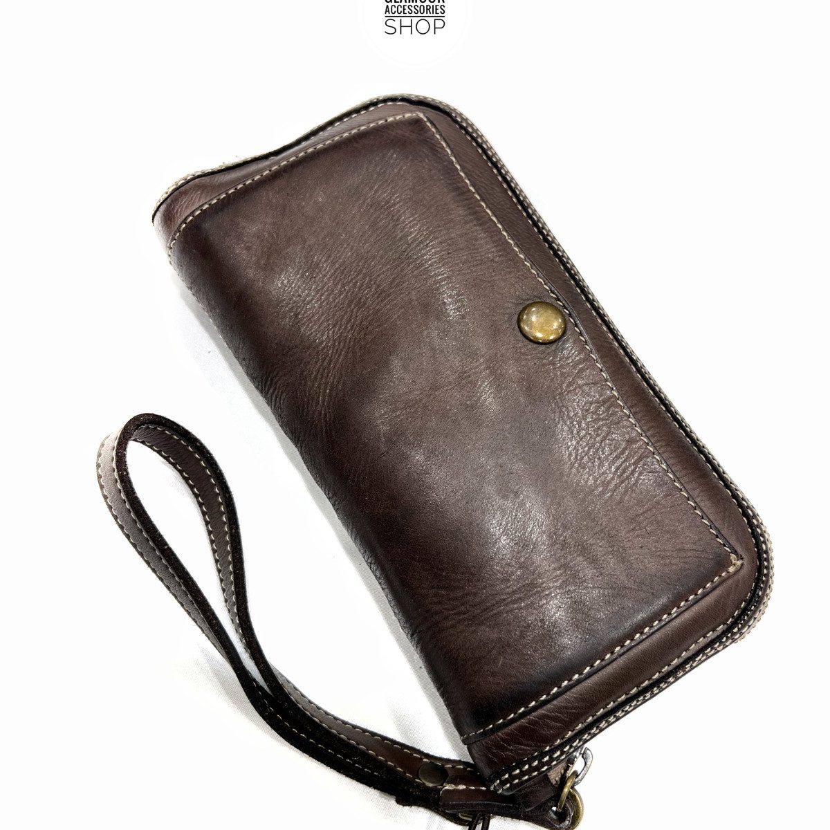Portafoglio donna vera pelle BAYSIDE P07 MADE IN ITALY zip around - immagine 12