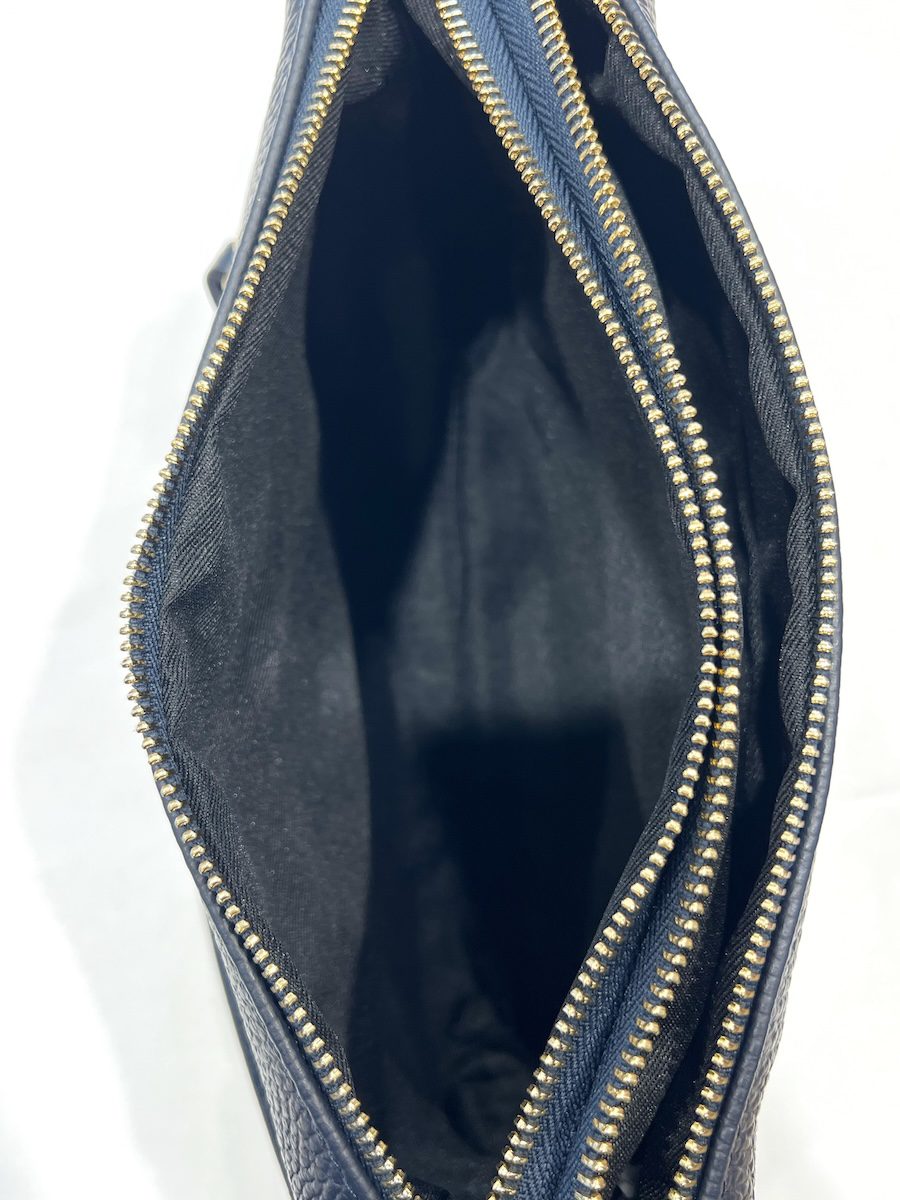 Borsa donna in pelle con doppia tracolla e zip Made in Italy – Yoko - immagine 27